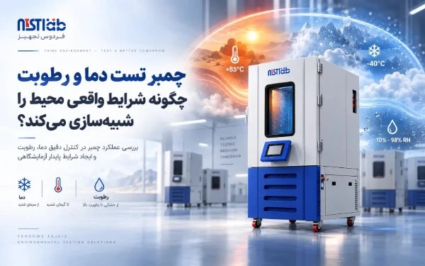 چمبر تست دما و رطوبت چگونه شرایط واقعی محیط را شبیه‌سازی می‌کند؟
